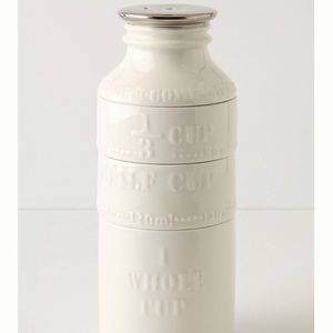 Anthropologie Milk Bottle Measuring Cup Set of 4